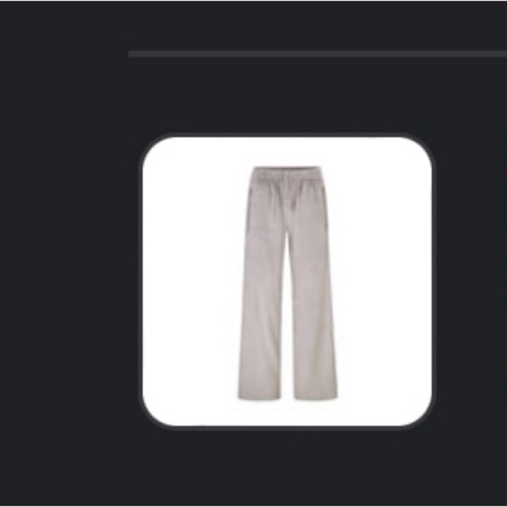 Skims velor track pant